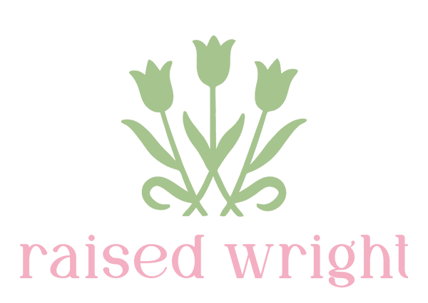 Raised Wright logo