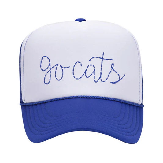 Go Cats Embroidered Trucker Hat