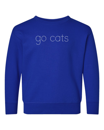 Go Cats Toddler Crewneck