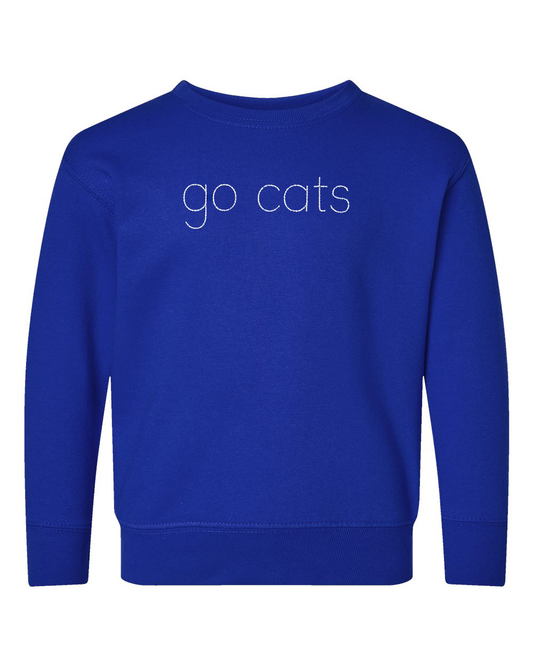 Go Cats Toddler Crewneck